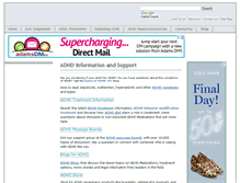 Tablet Screenshot of adhdnews.com
